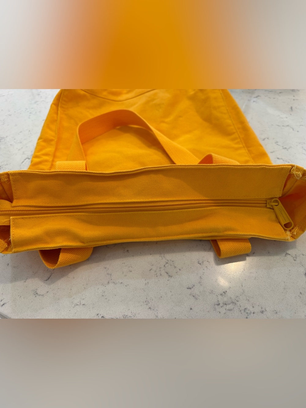 Champion Urban Outfitters 
Exclusive Canvas Zip Tote Bag Yellow book bag school - Picture 12 of 16